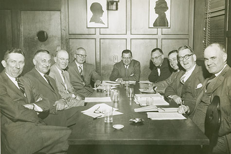 Historic image of Institute members