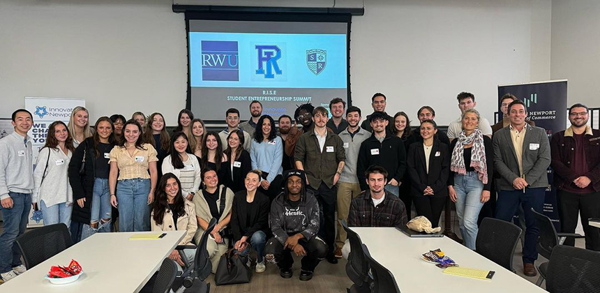 Students at the 2024 RISE Student Entrepreneurship Summit