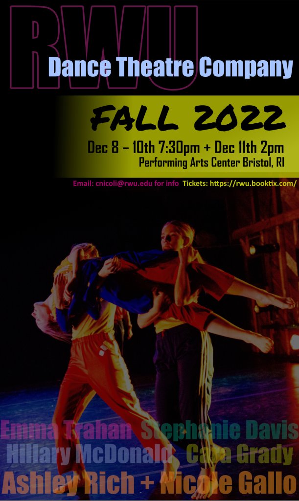 Fall 2022 Dance Theatre Concert Poster