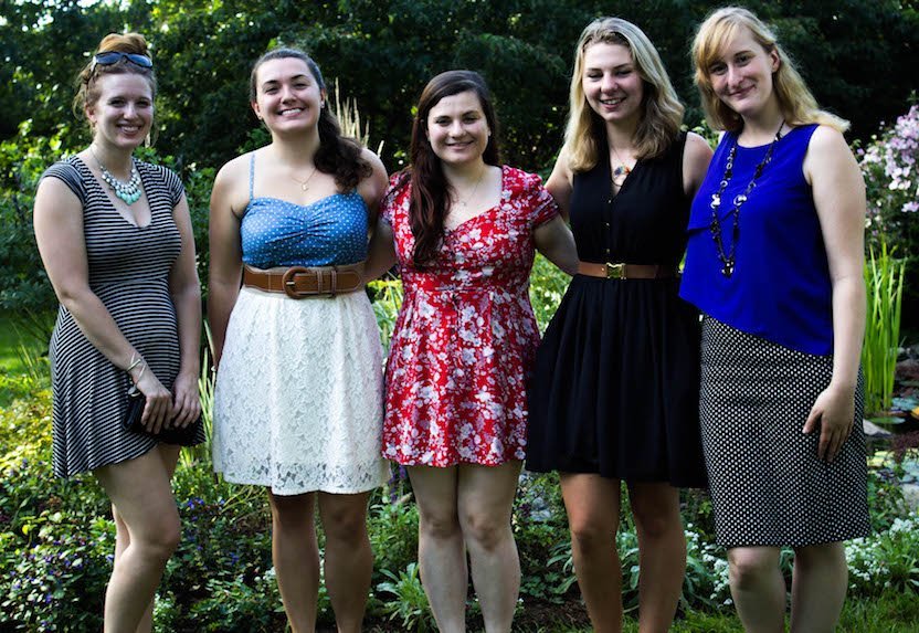Alumni Students at Tea Party