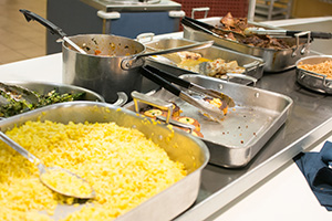 Food at service line