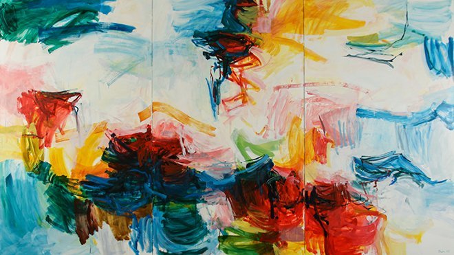Michael Rich's abstract painting "La Serenata"