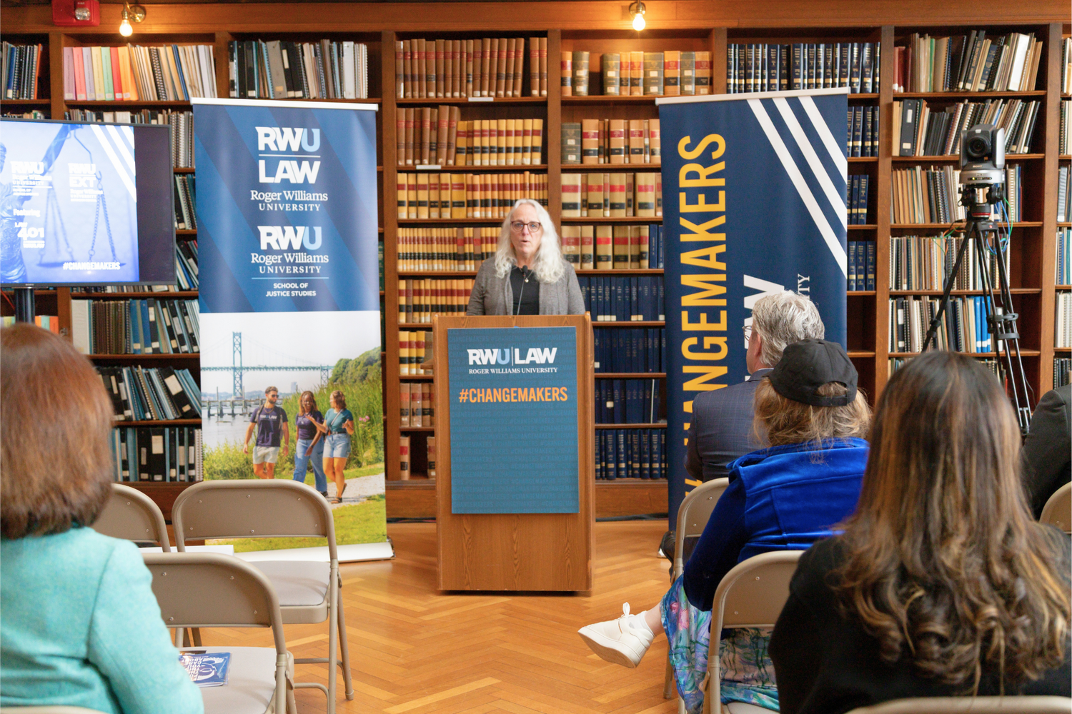 Professor of Politics and International Relations and State Representative June Speakman.