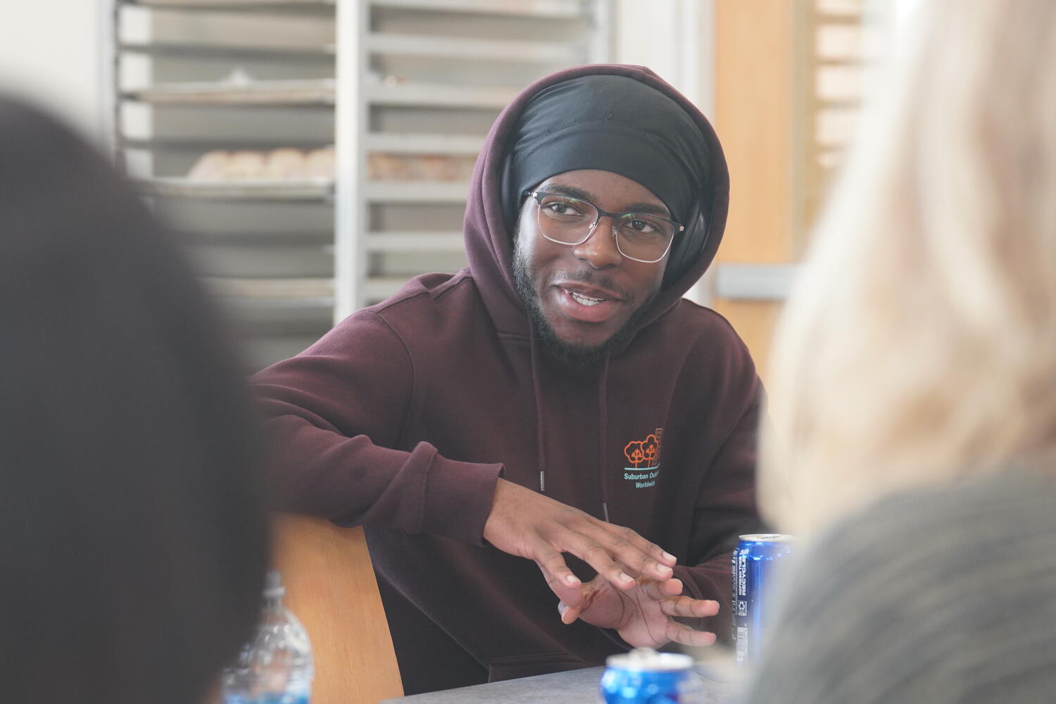 Michael Jones shares his first-gen journey with faculty, staff, and fellow students.