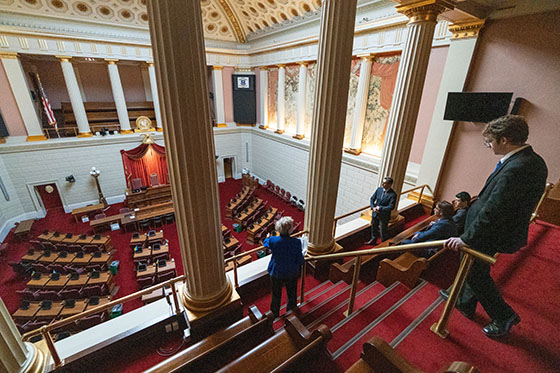 Students learn about Rhode Island local government