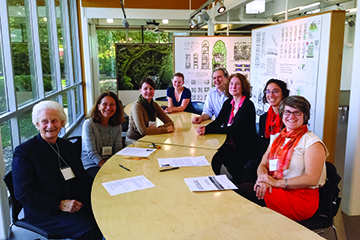 Female architects at SAAHP.