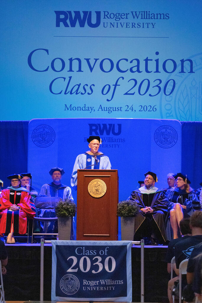 Interim President Brian Williams welcomes the incoming undergraduate class.
