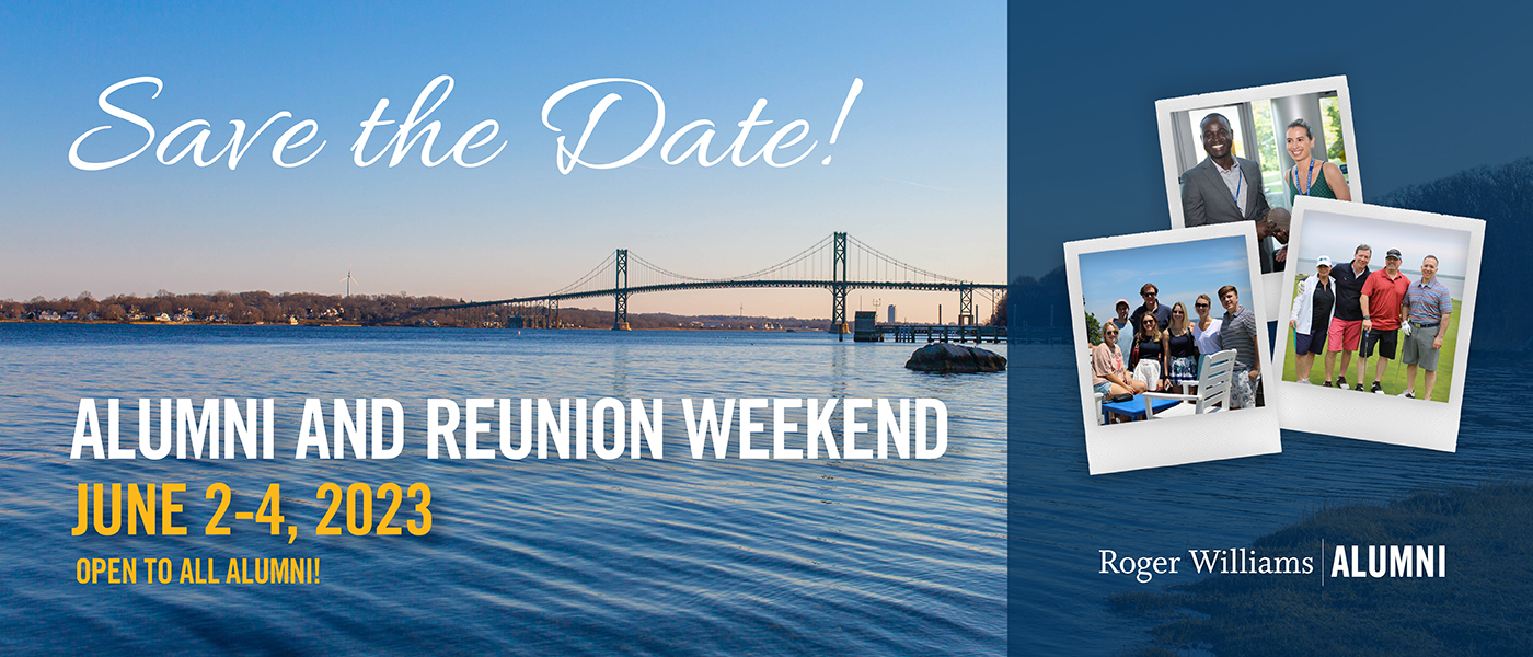 Alumni and Reunion Weekend Save The Date June 2-4, 2023