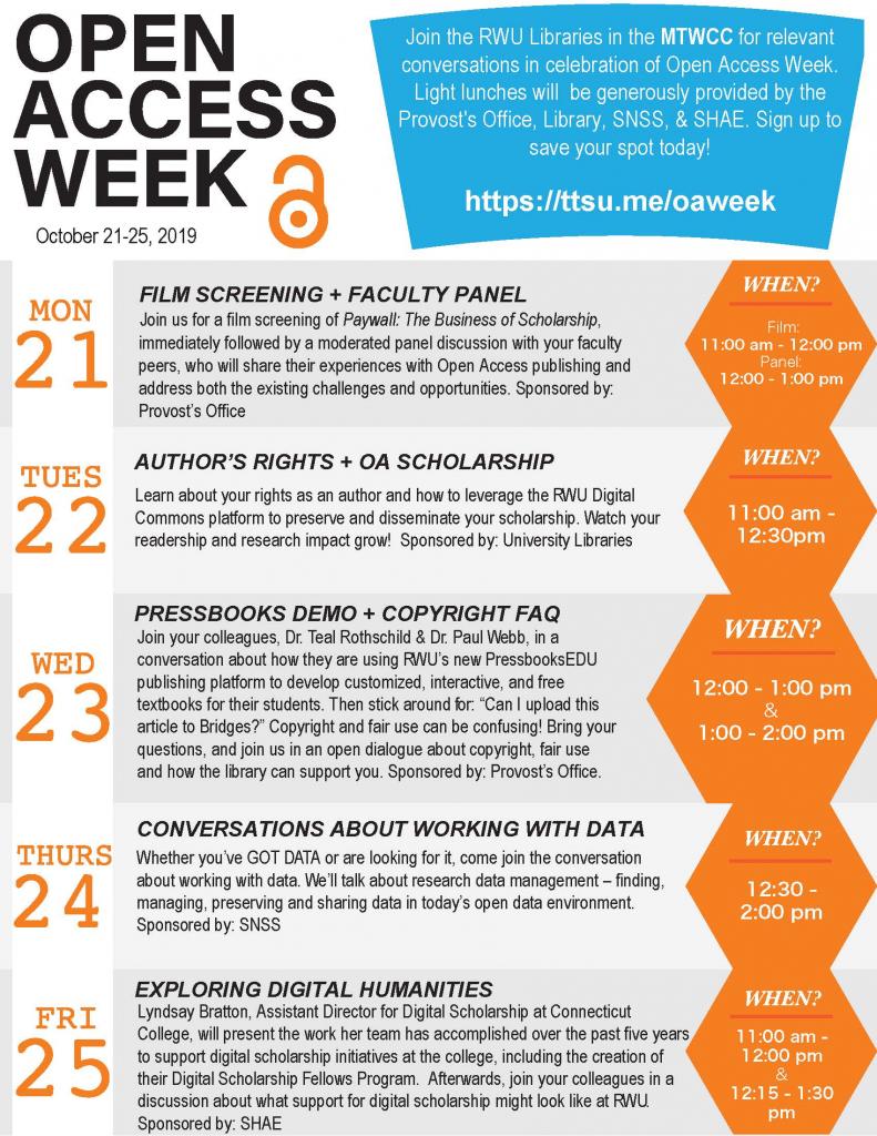 Open Access Week Poster