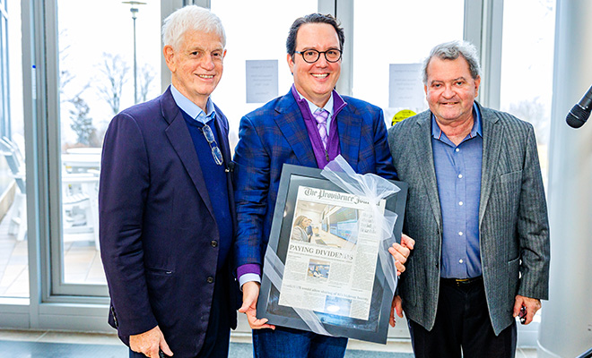 Mario J. Gabelli, Michael Melton, and Ioannis Miaoulis