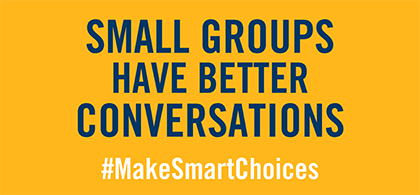 Small Groups Have Better Conversations graphic