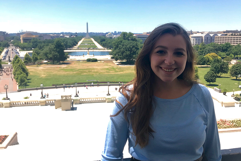 Kaylee at capitol building