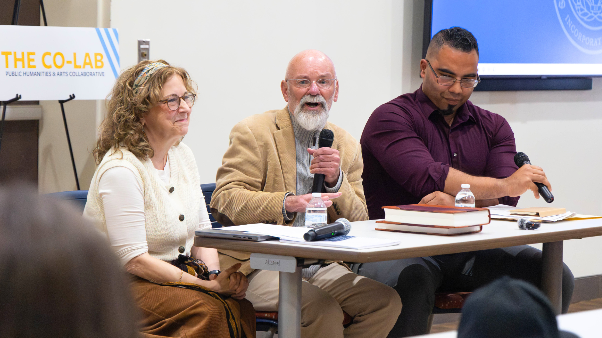 History Professor Debra Mulligan leads historians in a conversation reexamining the origins of the Thanksgiving story.