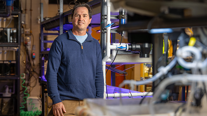 Marine Biology Professor Andy Rhyne
