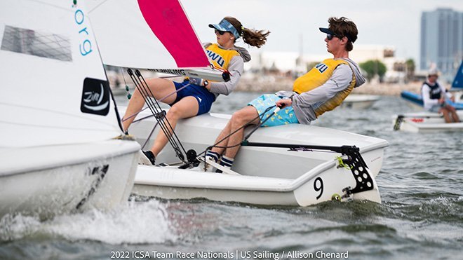 Students sail for RWU At the 2022 Team Racing Nationals