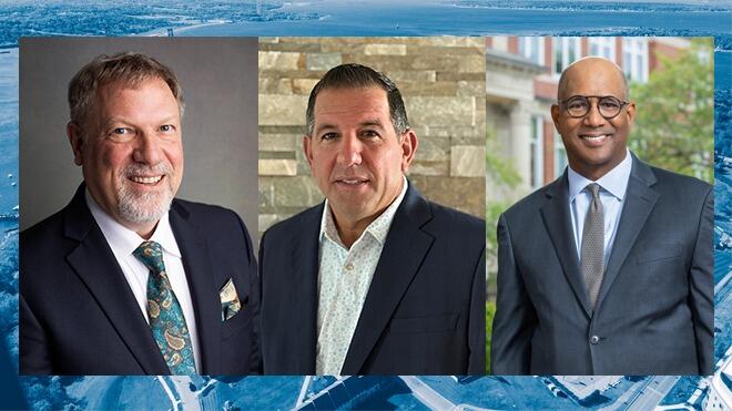 Three new RWU Board members.