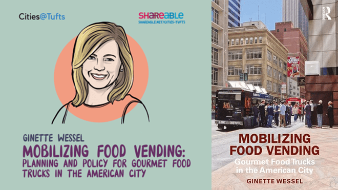 Ginette Wessel new published book Mobilizing Food Vending and Colloquium banner