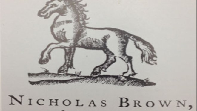 Historic advertisement of Narragansett pacer