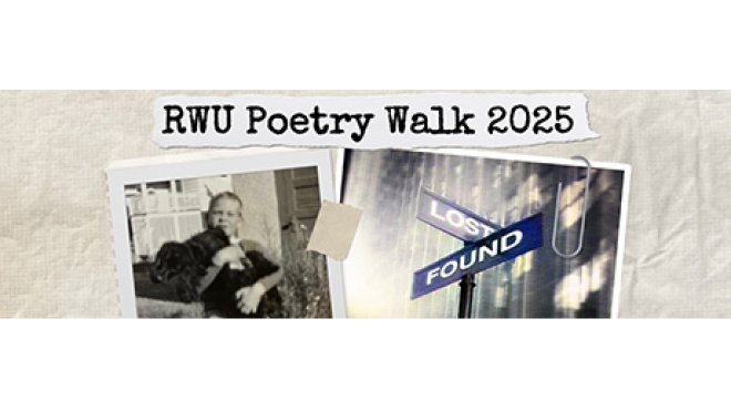 Poetry walk 2024 lost and found sign