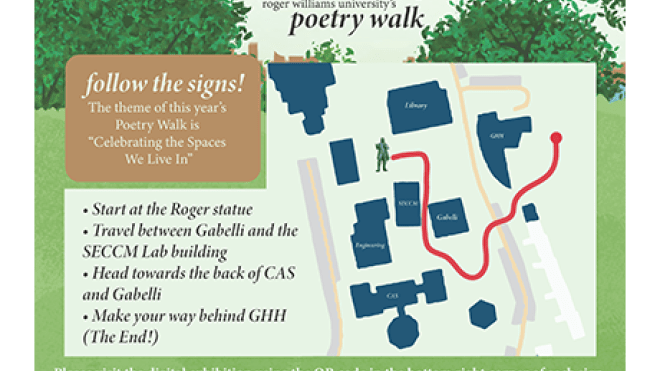 Map of poetry walk