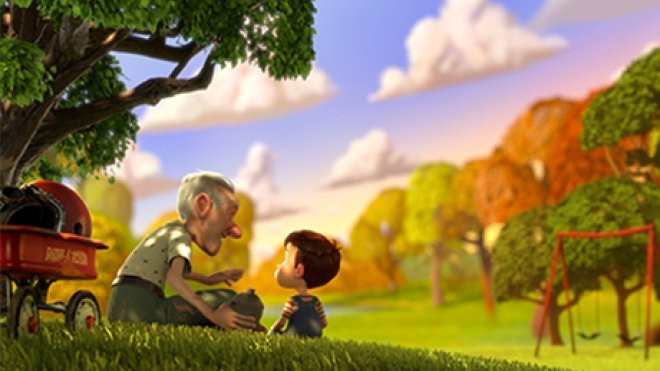 An image from a cartoon featured in the film festival.
