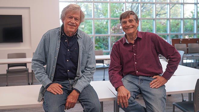 Co-founders of RWU's Socrates Café.