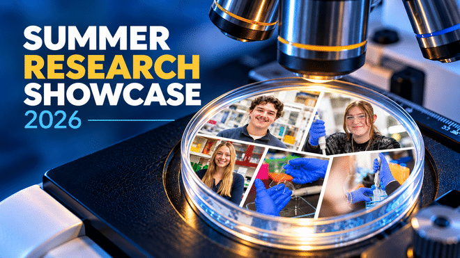 RWU students take their summer research from the lab to the spotlight, showcasing hands-on discovery across disciplines at the 2026 Summer Research Showcase.