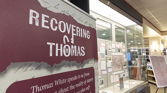 Exhibit in RWu's University Library