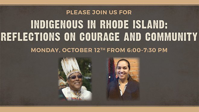 Please join us for Indigenous in RI 