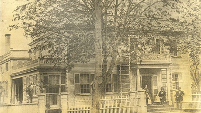 Historic image of house