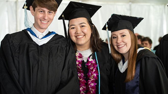Graduates at RWU Commencement