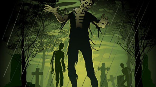 Illustration of zombies