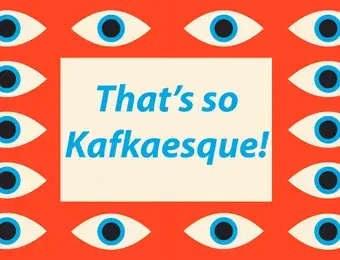 Poster for Kafka Exhibit at RWU