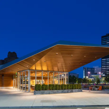 A building designed by Touloukian Touloukian Architects