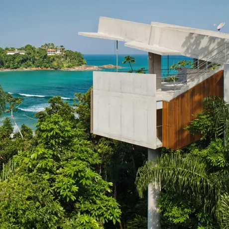 An image of Angelo Bucci architecture building by the water