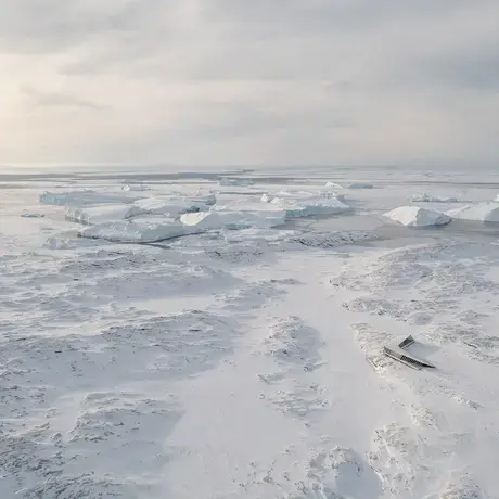 A snow covered landscape