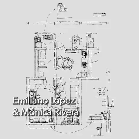 A sketch of work by Lopez Rivera Arquitectos