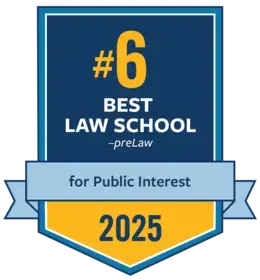 #6 Best Law School for Public Interest 2025 - preLaw