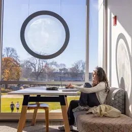 Student Studying on Laptop