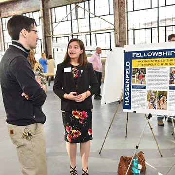 A headshot of Emma Guillot explains her project