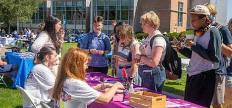 Students connect at involvement fair