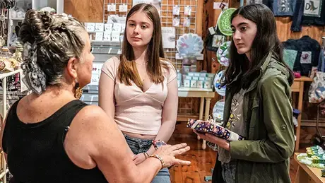 Students involved in RWU's Entrepreneurship Camp.