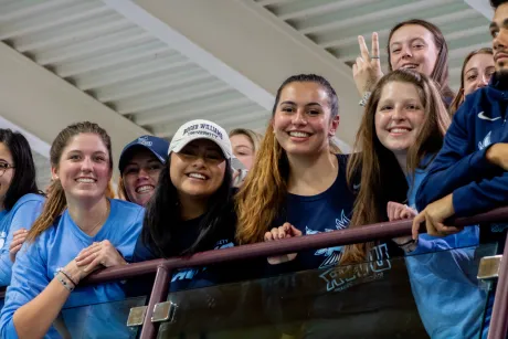RWU students gather for lip dub video