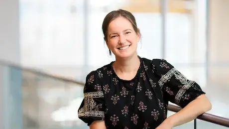 Roger Williams University Associate Professor of Engineering Professor Maija Benitz.