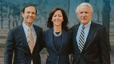 Mark Mandell, his wife Yvette Boisclair, and son Zachary Mandell.