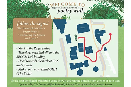 Map of poetry walk