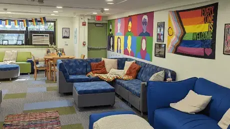 QTRAC meeting space for its mentorship program.