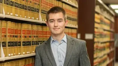 Ben Peters L'25 is graduating with a Juris Doctor and Master of Marine Affairs degree.