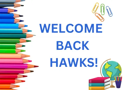 Schools Supplies &quot;Welcome Back Hawks&quot;