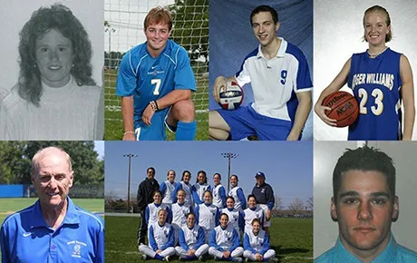 Collage of hall of fame inductees